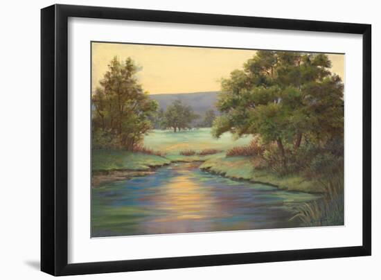 Emerald Meadow II-Linda Wacaster-Framed Art Print