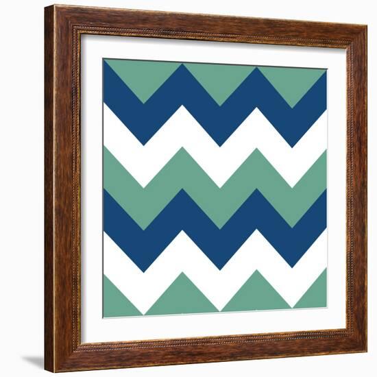 Emerald Monaco Blue-Tina Lavoie-Framed Giclee Print