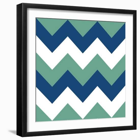 Emerald Monaco Blue-Tina Lavoie-Framed Giclee Print