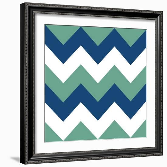 Emerald Monaco Blue-Tina Lavoie-Framed Giclee Print