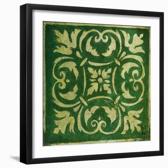 Emerald Mosaic-Patricia Pinto-Framed Art Print