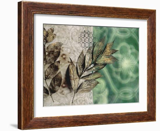 Emerald Nature 2-Matina Theodosiou-Framed Art Print