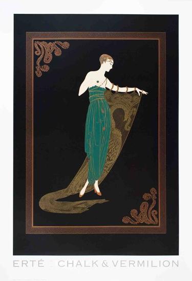 emerald night collectable print by erte art com