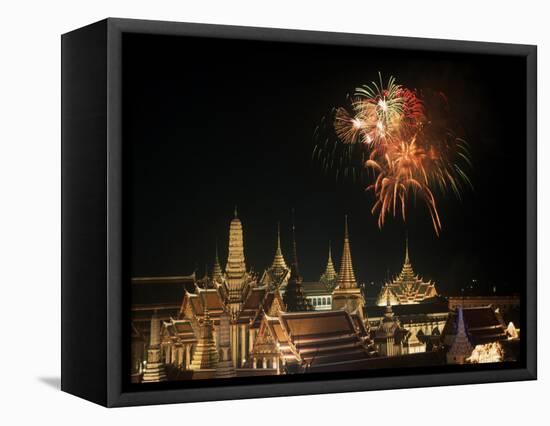 Emerald Palace During Commemoration of King Bumiphol's 50th Anniversary, Thailand-Russell Gordon-Framed Premier Image Canvas