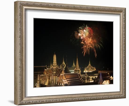 Emerald Palace During Commemoration of King Bumiphol's 50th Anniversary, Thailand-Russell Gordon-Framed Photographic Print