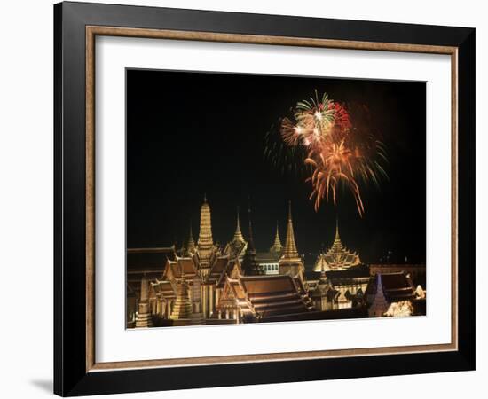 Emerald Palace During Commemoration of King Bumiphol's 50th Anniversary, Thailand-Russell Gordon-Framed Photographic Print