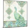 Emerald Peacock II-Janice Gaynor-Mounted Art Print