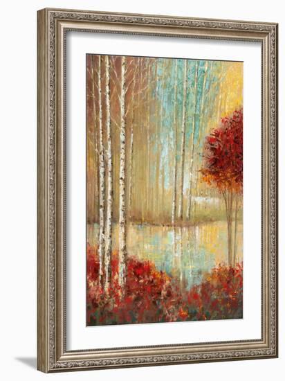 Emerald Pond-Ruane Manning-Framed Art Print