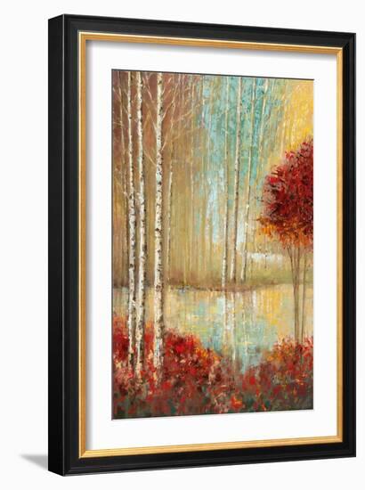 Emerald Pond-Ruane Manning-Framed Art Print