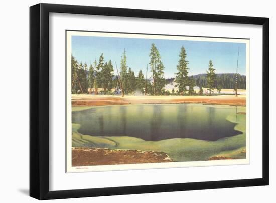 Emerald Pool, Yellowstone-null-Framed Art Print