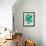 Emerald Sea III-Henry Bradbury-Framed Art Print displayed on a wall