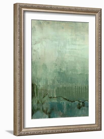 Emerald Sky I-Jennifer Goldberger-Framed Art Print