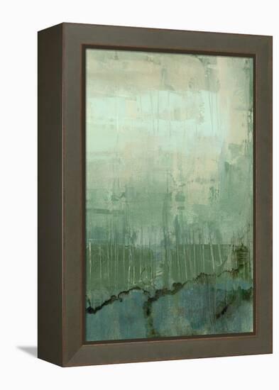 Emerald Sky II-Jennifer Goldberger-Framed Stretched Canvas