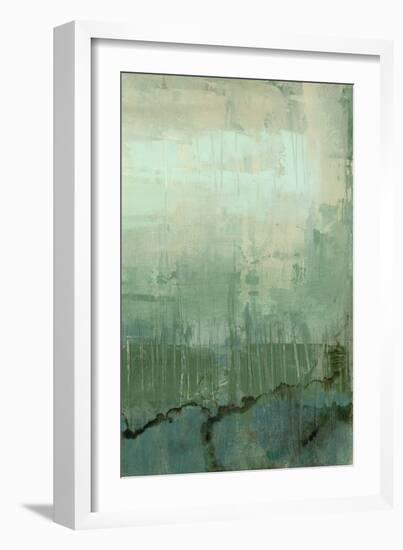 Emerald Sky II-Jennifer Goldberger-Framed Premium Giclee Print