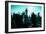 Emerald Skyline - In the Style of Oil Painting-Philippe Hugonnard-Framed Giclee Print