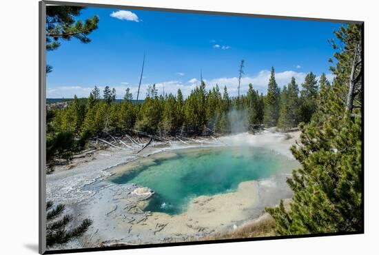 Emerald Spring in Norris Geyser Basin, Yellowstone National Park, Wyoming, United States of America-Michael DeFreitas-Mounted Photographic Print