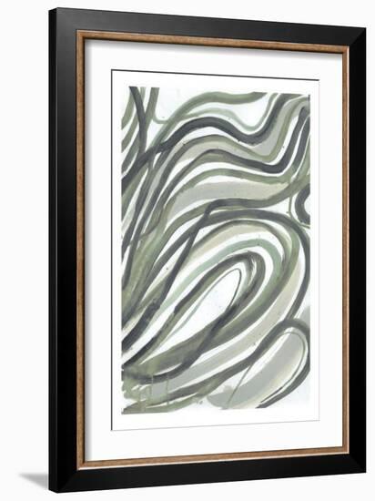 Emerald Swirls 2-Smith Haynes-Framed Art Print