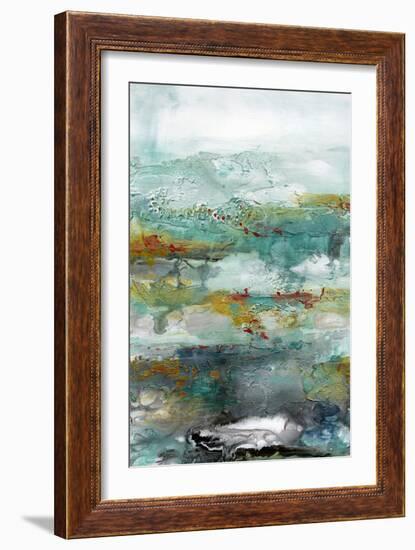 Emerald Vision I-Lila Bramma-Framed Art Print