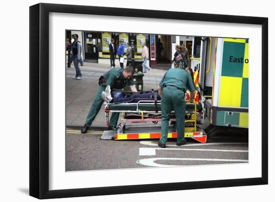 Emergency Treatment-Victor De Schwanberg-Framed Photographic Print