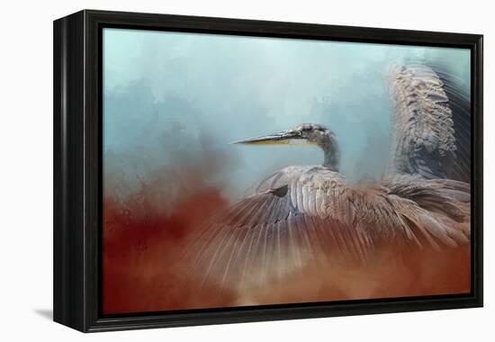 Emerging Heron-Jai Johnson-Framed Premier Image Canvas