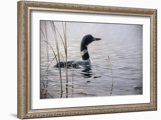 Emerging Loon-Wilhelm Goebel-Framed Giclee Print