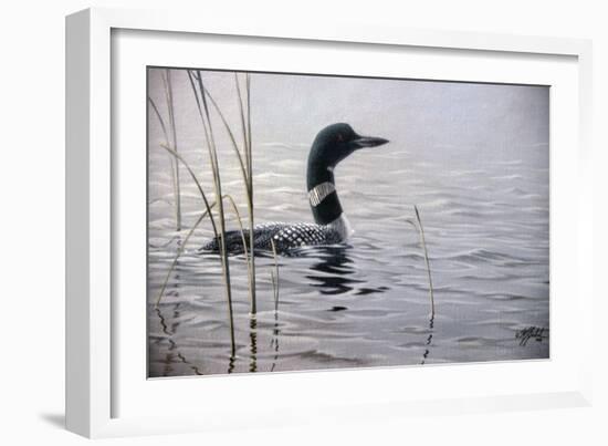 Emerging Loon-Wilhelm Goebel-Framed Giclee Print