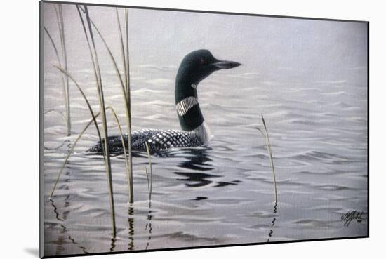 Emerging Loon-Wilhelm Goebel-Mounted Giclee Print