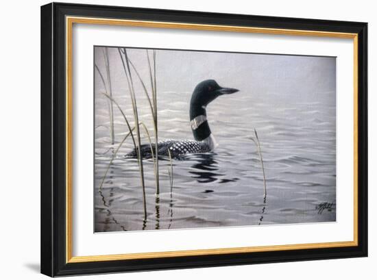 Emerging Loon-Wilhelm Goebel-Framed Giclee Print