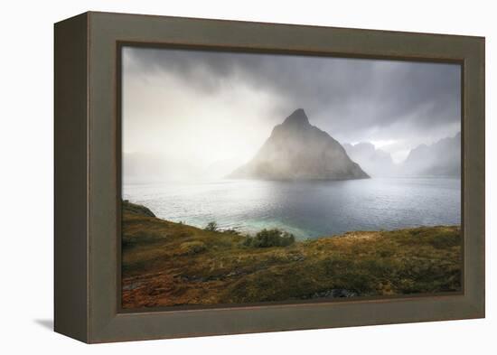 Emerging Mountain-Andreas Stridsberg-Framed Stretched Canvas