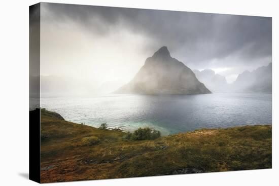 Emerging Mountain-Andreas Stridsberg-Framed Stretched Canvas