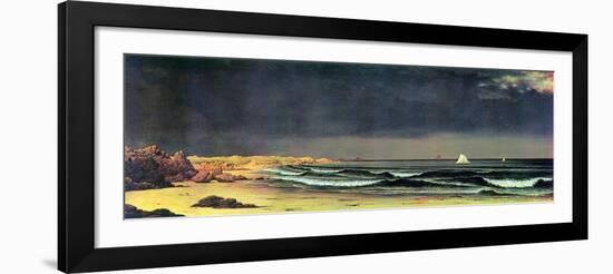 Emerging Storm, Narragansett Bay-Martin Johnson Heade-Framed Art Print