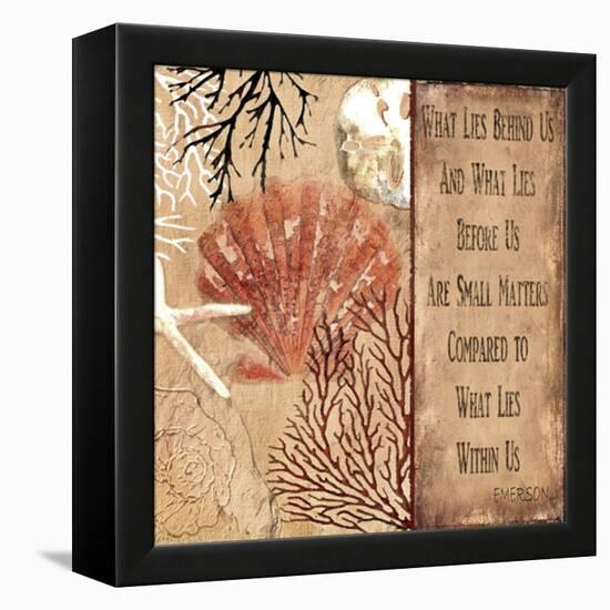 Emerson quote-Karen Williams-Framed Premier Image Canvas