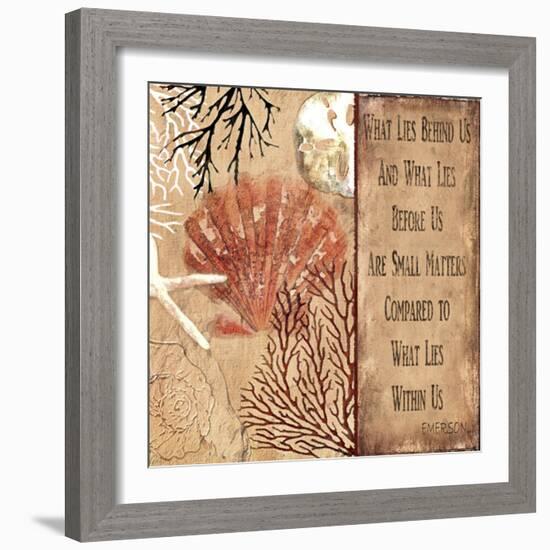 Emerson quote-Karen Williams-Framed Giclee Print