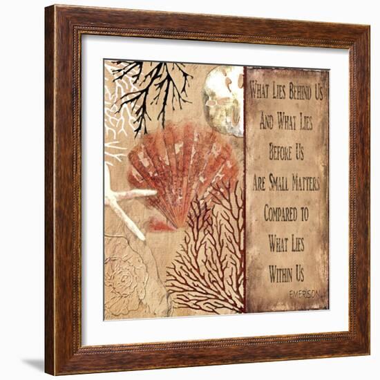 Emerson quote-Karen Williams-Framed Giclee Print