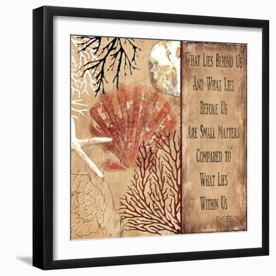 Emerson quote-Karen Williams-Framed Giclee Print