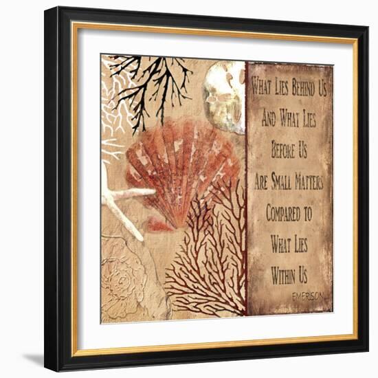 Emerson quote-Karen Williams-Framed Giclee Print