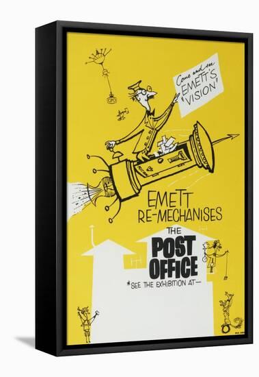 Emett Re-Mechanises the Post Office-Rowland Emett-Framed Stretched Canvas