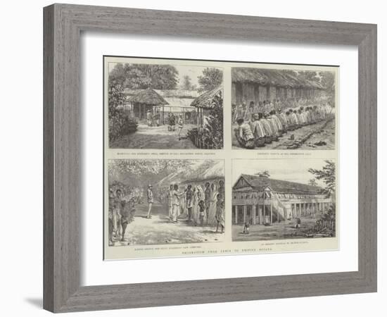 Emigration from India to British Guiana-null-Framed Giclee Print