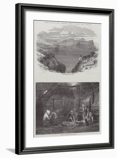 Emigration from the Isle of Skye-Samuel Read-Framed Giclee Print