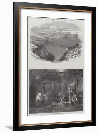 Emigration from the Isle of Skye-Samuel Read-Framed Giclee Print