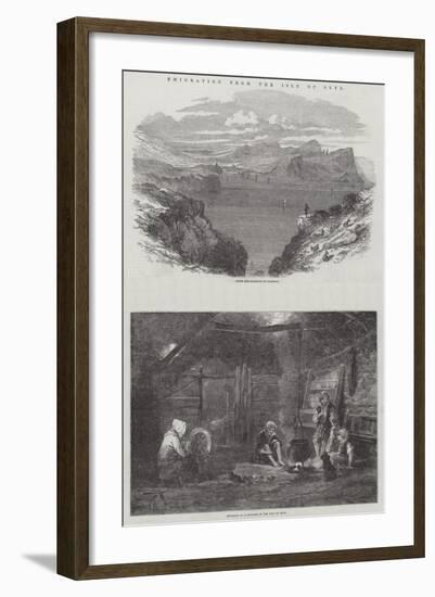 Emigration from the Isle of Skye-Samuel Read-Framed Giclee Print