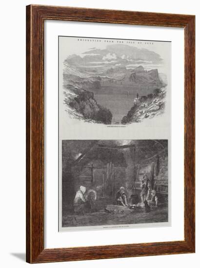 Emigration from the Isle of Skye-Samuel Read-Framed Giclee Print