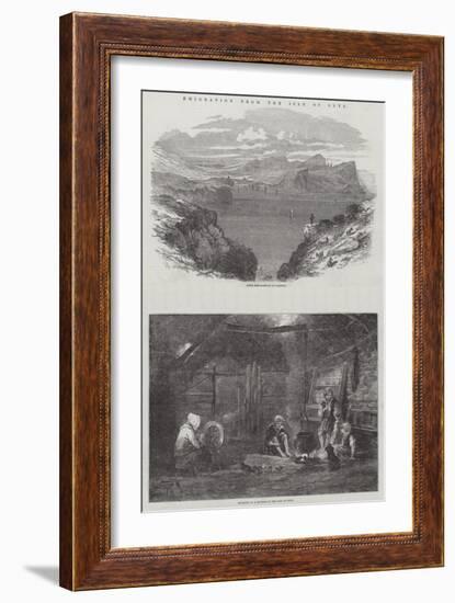 Emigration from the Isle of Skye-Samuel Read-Framed Giclee Print