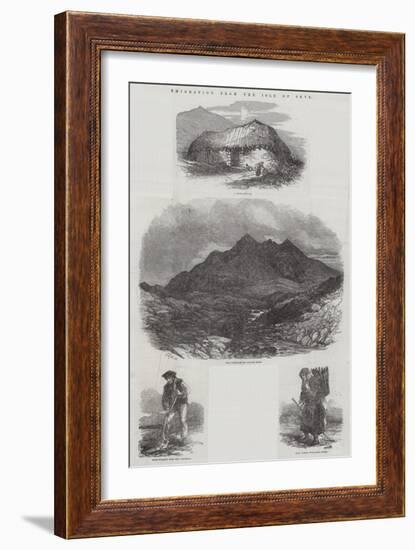 Emigration from the Isle of Skye-Samuel Read-Framed Giclee Print