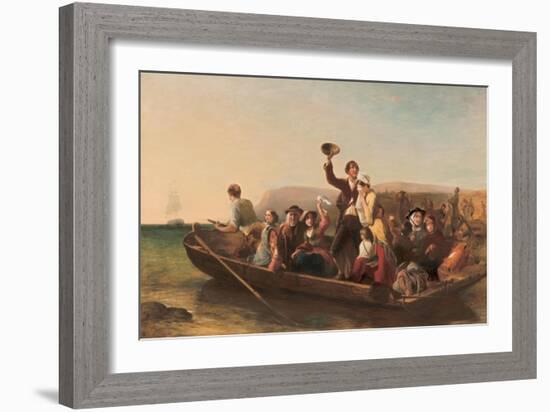 Emigration - the Parting Day, 1852-Thomas Falcon Marshall-Framed Giclee Print