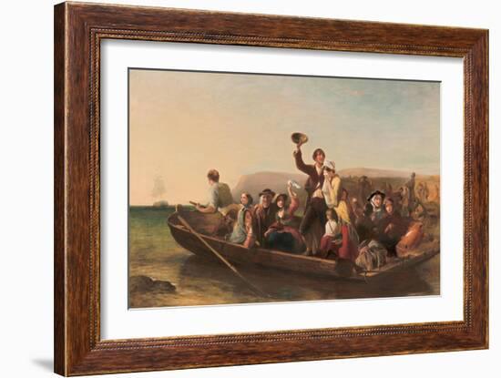 Emigration - the Parting Day, 1852-Thomas Falcon Marshall-Framed Giclee Print