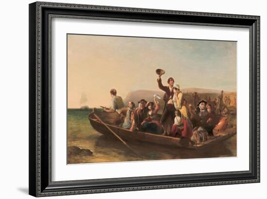 Emigration - the Parting Day, 1852-Thomas Falcon Marshall-Framed Giclee Print