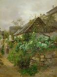 Krautgarten - Cabbage patch,around 1890-Emil Barbarini-Mounted Giclee Print