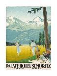 L'Ete En Suisse, Poster by the Swiss Office of Tourism, 1921-Emil Cardinaux-Framed Giclee Print