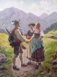 The Courtship, 1880-Emil Karl Rau-Premium Giclee Print